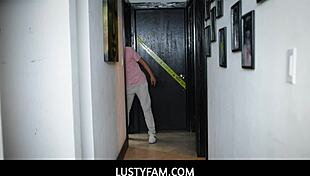 Stepmom Kourtney Kai craves good dick and fucks her stepson again!