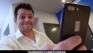 Hot nurse Ella Knox titfucks her stepdad in the clinic! Watch now!