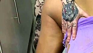 Crossdressing lover gets fucked intensely around the house