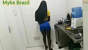 Fernanda Chocolate Visits Myke Brazil For World Cup Fun