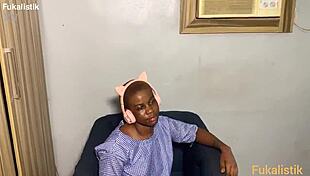 Naughty Ebony Student Rides BBC Teacher During Maths Homework Lesson