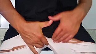 I got a crazy cumshot with huge cock n open ass.