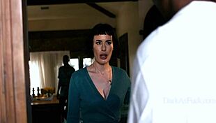 Spineless husband persuades wife Olive Glass to meet his boss Isiah Maxwell in Hollywood