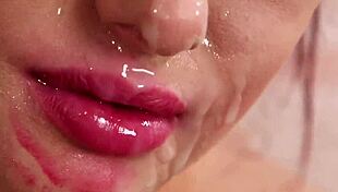 Spicy Idol Gets Facial Eating Juice