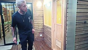 I fucked my best friend's stepsister Rio in the shower after discovering her