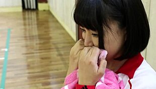 Huge japanese bbw tits in secret volleyball practice