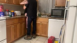 Plumber Takes Teen 18+ Virginity with Big Cock Action Before Prom Night Event.