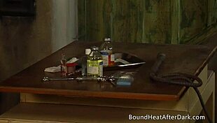 Hot lesbian madame fingering and kissing submissive slave