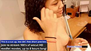 Dr tampa conducts tampa university entrance physical with michelle anderson