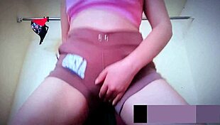 The Busty and Big Ass Stepmother Masturbating and Touching Her Entire One Real