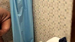 I find my best friend's mom in the shower and she gives me a blowjob