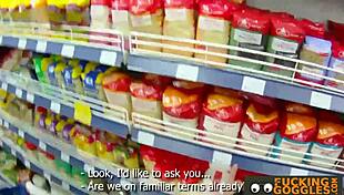 Gorgeous Petite 18+ Russian Brunette Gives Horny Blowjob for Cumshot