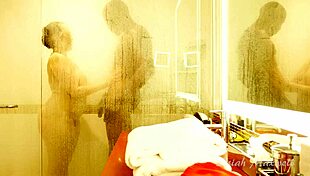 She's cheating in the shower with that huge black cock, so hot!