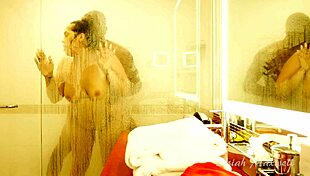 She's cheating in the shower with that huge black cock, so hot!