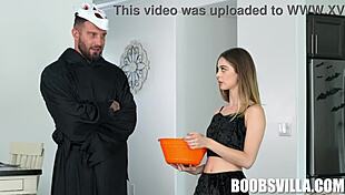 Petite Teen Ashley And Molly Deliver Halloween Seduction With Big Ass Pov Hardcore Action In Reality