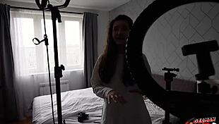 In German Scout, Alisa Horakova With Big Natural Saggy Tits Gets Doggy Fucked At Casting