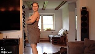 Cowgirl riding trailer