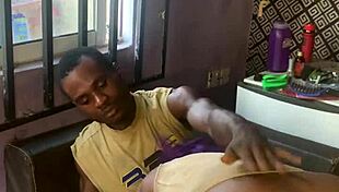 Home alone on Sundays, bending over my big-ass milf for some fun.