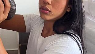 I feel so fulfilled satisfying my cravings with a huge black cock.