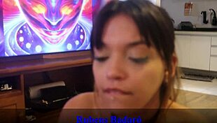 caught stepbrother masturbating, got excited and rode his big cock