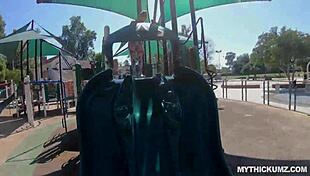 juicy white booty bounces on monster cock