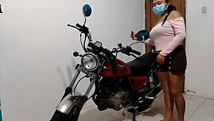 My stepdaughter sends a sexy video with the gift i left in her room