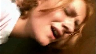 redhead in stairwell