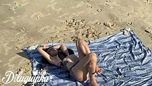 i saw the hot sabrina prezotte showing off on the beach and took her to my apartment while she was taking a shower i fucked her hot ass in the hair