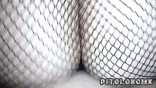 cousin wearing red stockings and nice tits