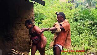 bbw wife welcomes with blowjobs after hunting