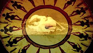 In olden days, a teasing glimpse of stocking under vintage skirts.