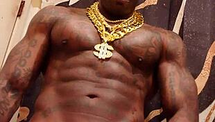 Hallelujah Johnson worships the big black cock in this intense session.