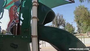 juicy white booty bounces on monster cock