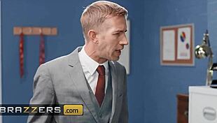 Office hottie Catherine Knight engages in threesome with coworker Xander and boss Danny D