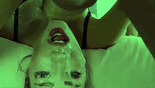 she says, 'take this monster cock deep in your throat, slut.'