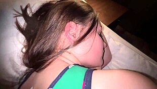 Step sister babysits and takes her step brother's cock for cum in a not sibling story