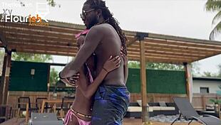 Just saw tiny 18+ bombshell Kae the Brat take on Prophet poolside
