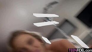 Juicy pussy fucks hard, Chloe Rose to loud orgasm!