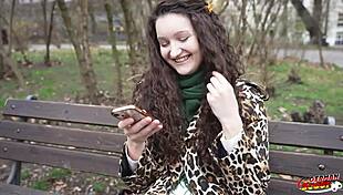 In German Scout, Alisa Horakova With Big Natural Saggy Tits Gets Doggy Fucked At Casting