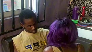 Home alone on Sundays, bending over my big-ass milf for some fun.