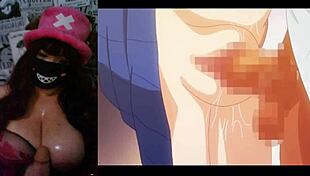 Chubby Milf Hotwife with Huge Natural Tits Watches Hentai Cosplay Creampie Scene