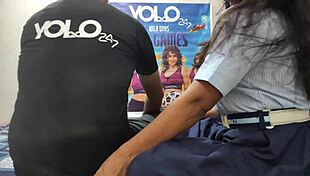 Watch that desi college girl get rough anal from teacher?