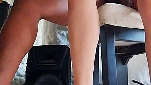 Hey, check this sexy housewife pounding that black cock hard 😈