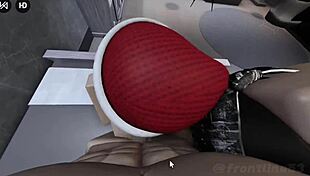 Two horny sluts in group threesome deepthroat monster cocks