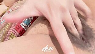 desi bhabhi fingers wet hairy pussy in homemade masturbation