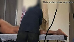 dick flashing surprises the massage girl piuki during her thai session