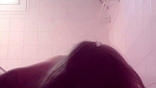 French housewife slave sucks and licks in raw homemade domination clip.