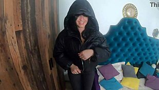 horny milfycalla gets deep face fucking and doggy-style cumshot