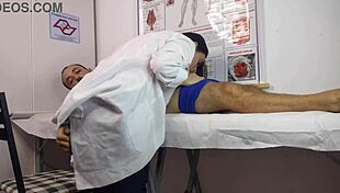 The Cock Rose In Front Of The Nurse For Blowbang Action