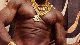 Hallelujah Johnson worships the big black cock in this intense session.